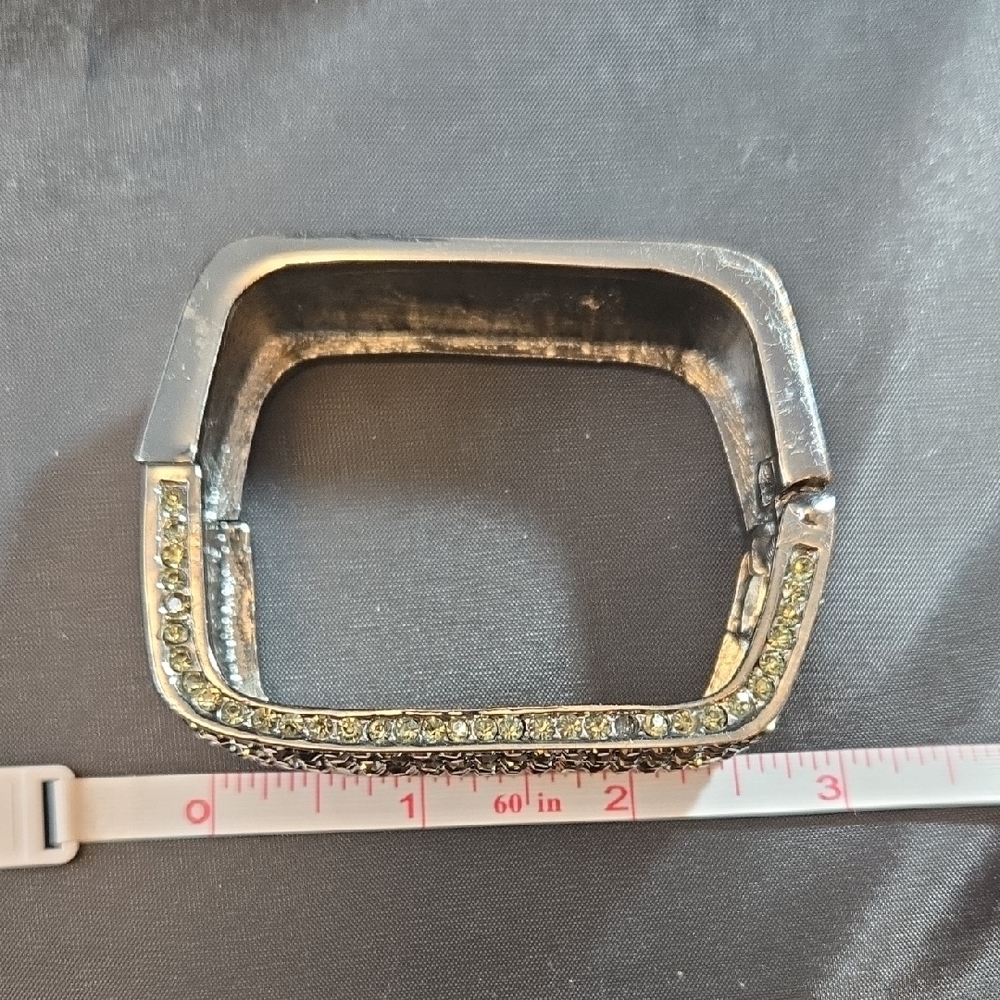 Silver Tone Crystal Bracelet - Picture 10 of 17